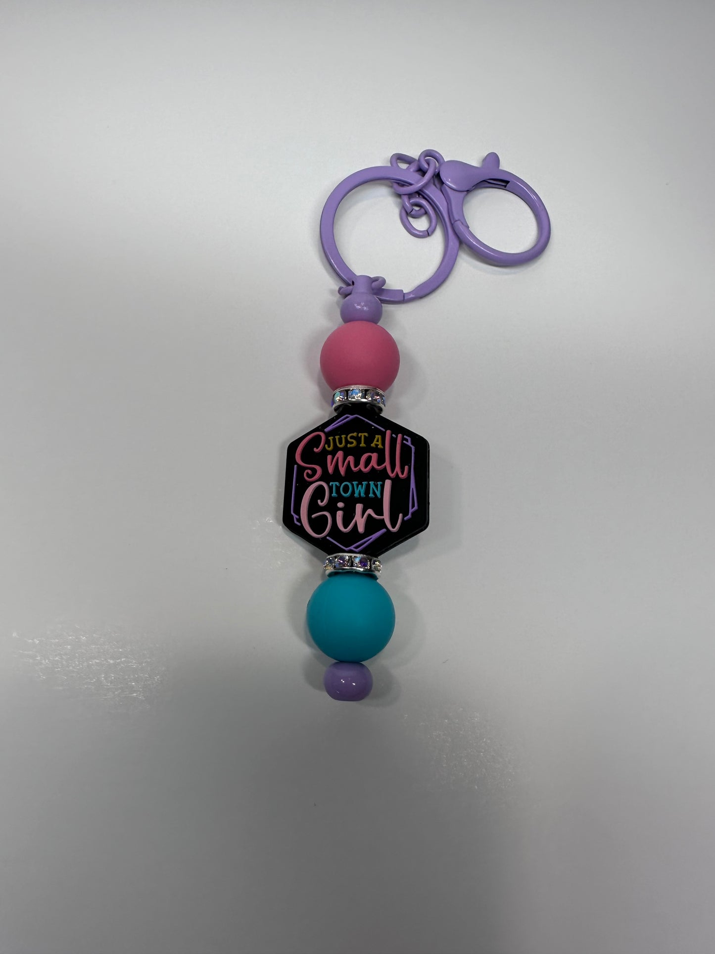 Small Town Girl Keychain